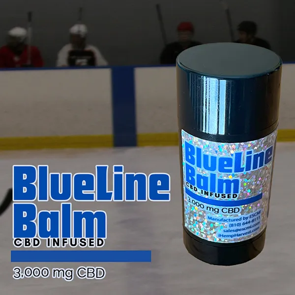 blue line cbd balm ad