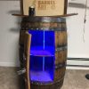 Oak Barrel Liquor Cabinet - Image 6