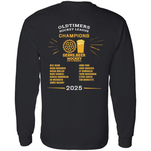 Gears Beer Champs Long T - Image 2