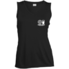Eat Sleep Hockey Beer Repeat Ladies Dark Sleeveless T-shirt