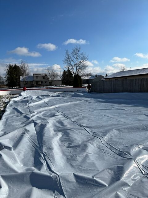 tarp for hockey rink